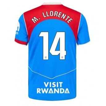 Billige Fotballdrakt Atletico Madrid Marcos Llorente #14 Replika Tredjedrakt 2025-26 Kortermet